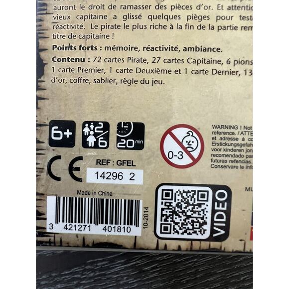 El Capitan Board Game by Charlotte Fillonneau 2014 Gigamic, New and Sealed - Picture 4 of 6